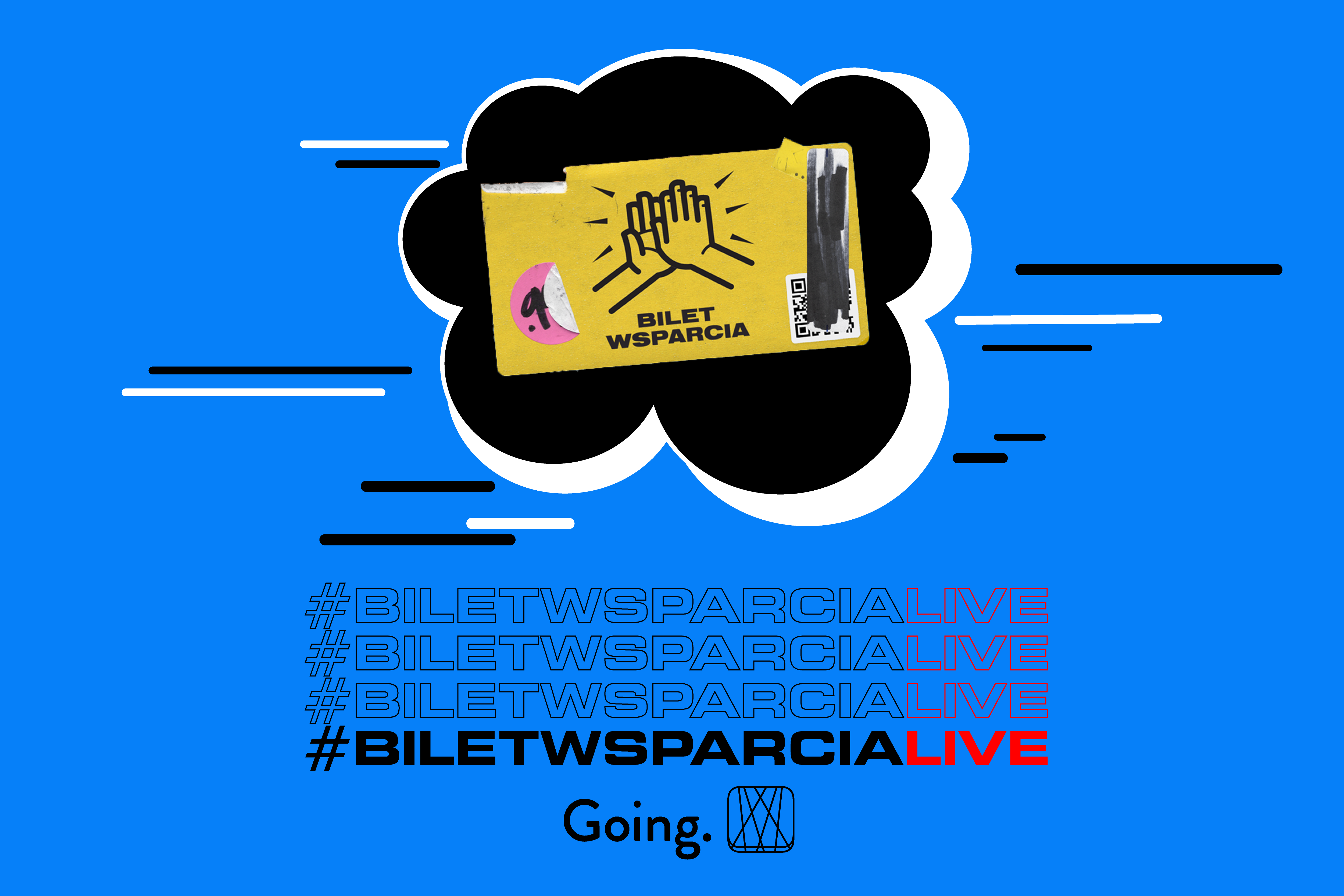 Bilet Wsparcia Live wywiad Instagram Going. koronawirus wydarzenia wywiad