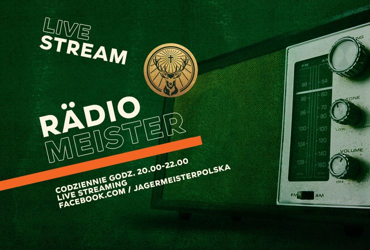 RädioMeister Jagermaister Going. MORE zostań w domu DJ stream online