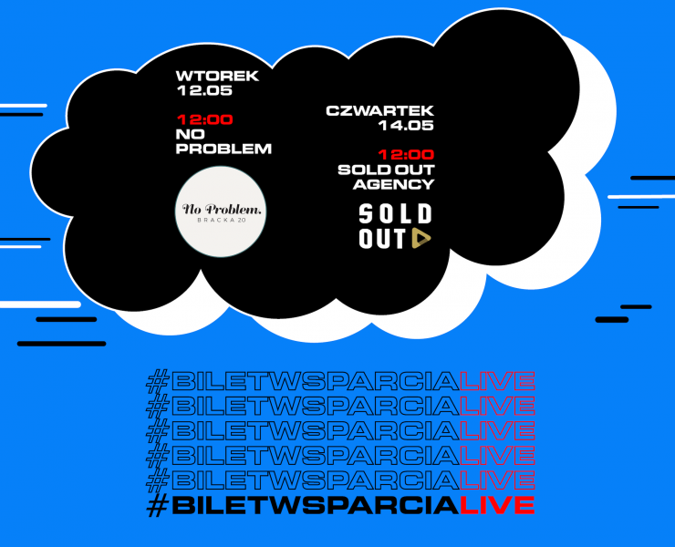 Bilet Wsparcia Live No Problem Bracka 2 wegan eko live online streaming zostań w domu