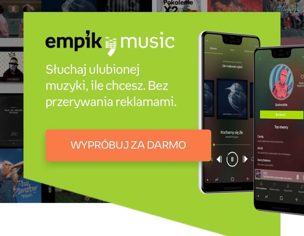 Empik Music Going. MORE streaming aplikacja muzyka Wojciech Mann