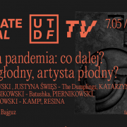 Poptown Up To Date Festival debata MORE zostań w domu kultura artyści kluby