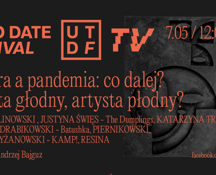 Poptown Up To Date Festival debata MORE zostań w domu kultura artyści kluby