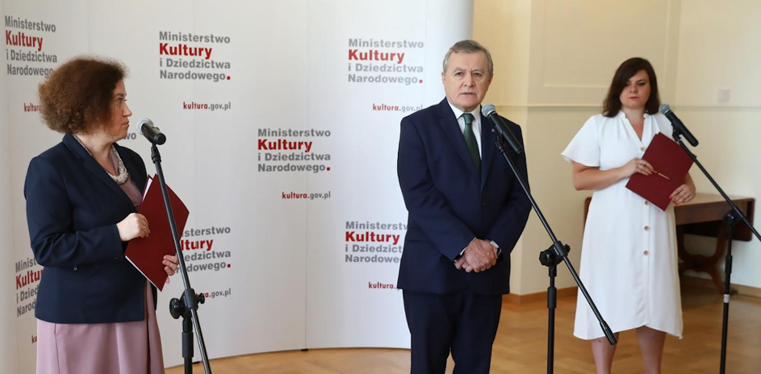 Ministerstwo Kultury Gliński Fundusz pomoc koronawirus pandemia artyści MORE news