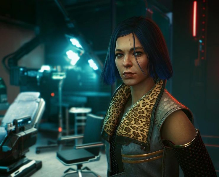 Nina Kraviz w Cyberpunk 2077, mat. promocyjne