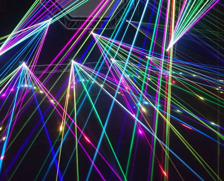 pokaz laserowy