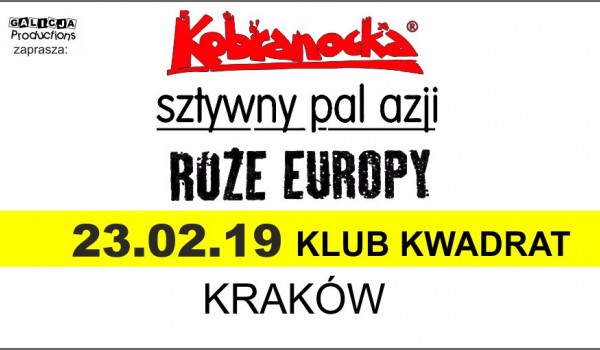 Going. | Kobranocka, Róże Europy, Sztywny Pal Azji - Klub Kwadrat