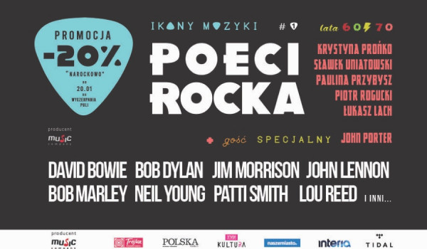 Going. | Ikony Muzyki – Poeci Rocka | Warszawa [WYPRZEDANY] - COS Torwar